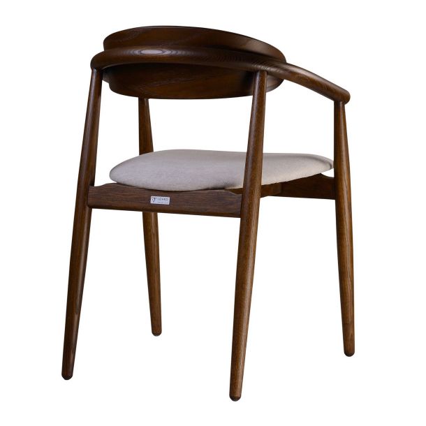 Стілець Mamont semi-soft Superior 2 Beige, Темний горіх (611485263) недорого