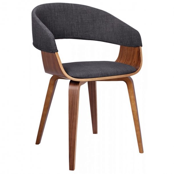 Стілець Montreal wood Fabric Сірий, Горіх (84476616) недорого