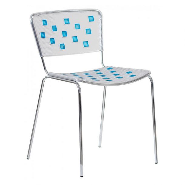 Стул Mosaico Chrome, Light - blue (46382245) недорого