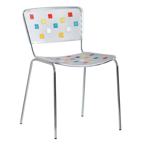 Стул Mosaico Chrome, Multicolor (46382247) недорого