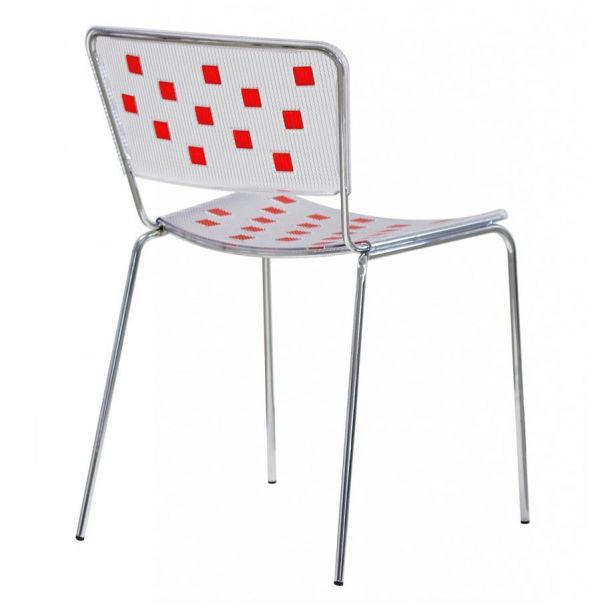 Стул Mosaico Chrome, Rosso (46382251) недорого