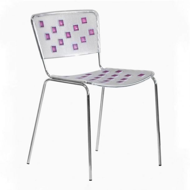 Стул Mosaico Chrome, Violet (46382252) дешево