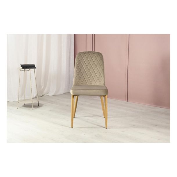 Стул N-44 Velvet Капучино, Дуб (231469829) цена