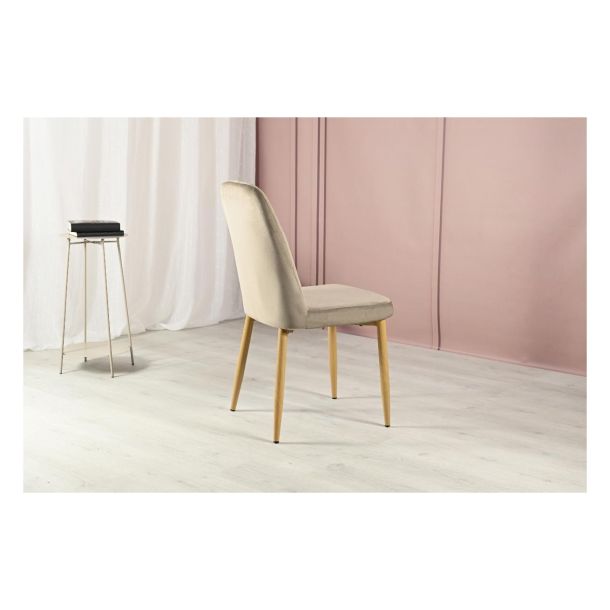 Стул N-44 Velvet Капучино, Дуб (231469829) купить