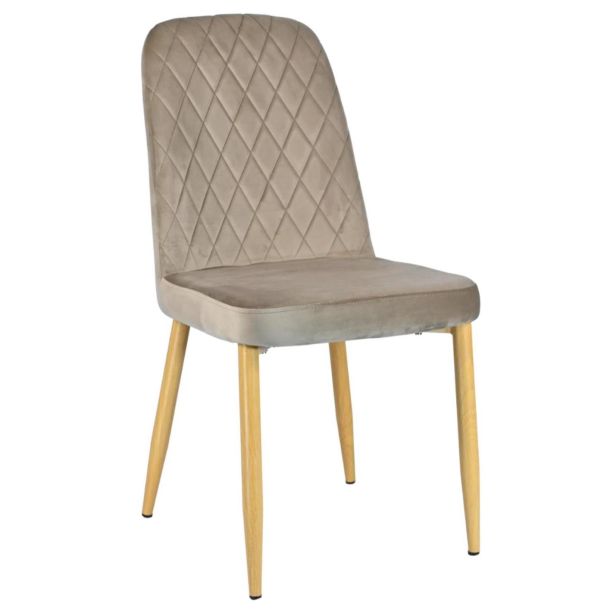 Стул N-44 Velvet Капучино, Дуб (231469829) в интернет-магазине