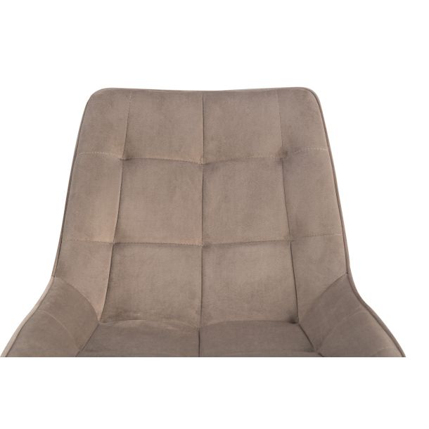 Стілець N-45 fabric Капучино-вельвет, Дуб (231471165) в Киеве