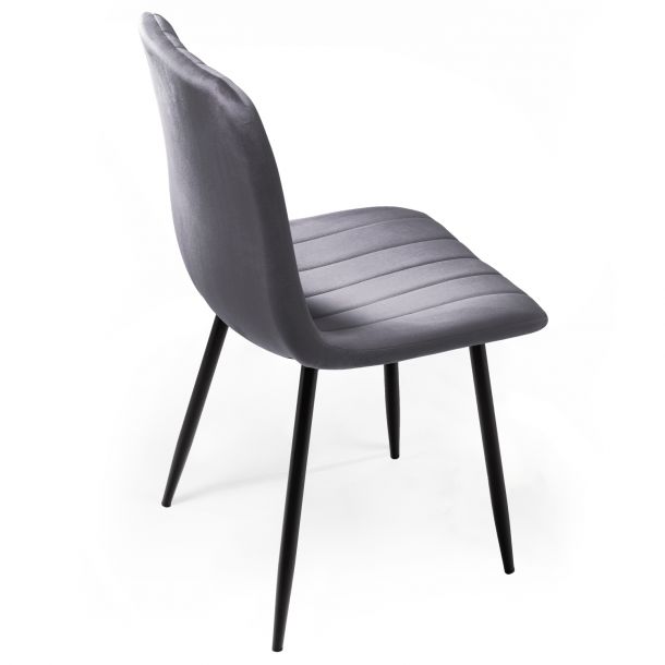 Стілець HATTA Petty Velvet Сірий (44479161) kupistul