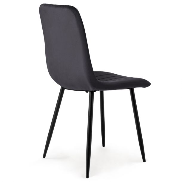 Стул HATTA Petty Velvet Темно-серый (44479162) купить