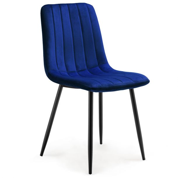 Стул HATTA Petty Velvet Темно-синий (44479166) дешево