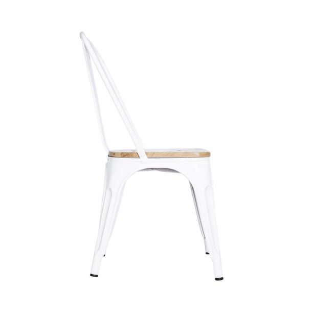 Стул HATTA Practic Wood Белый (44478926) дешево