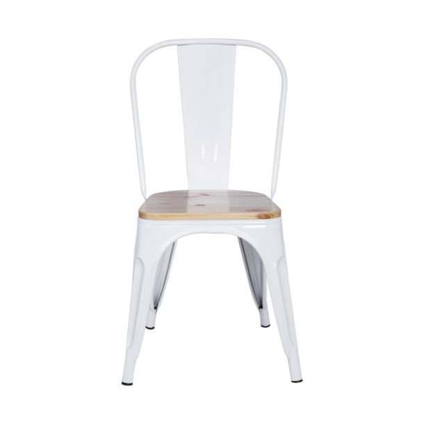 Стул HATTA Practic Wood Белый (44478926) недорого