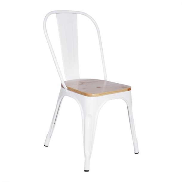 Стул HATTA Practic Wood Белый (44478926) купить