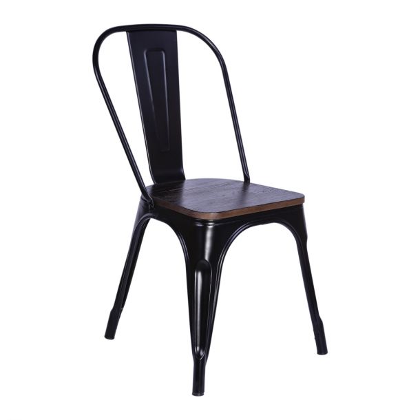 Стілець HATTA Practic Wood Чорний (44478927) kupistul