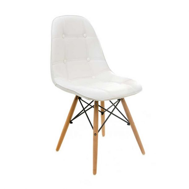 Стул HATTA Praga Eco Wood Белый (44439774) цена