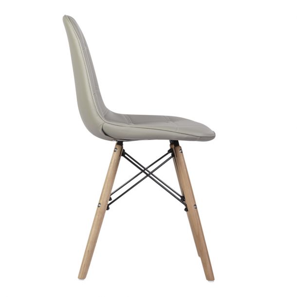Стул HATTA Praga Eco Wood Серый (44460294) дешево
