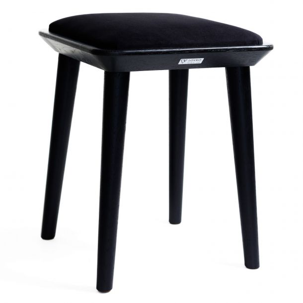 Табурет Happy Uttario Velvet 2980, Чорний (61936294) в Киеве