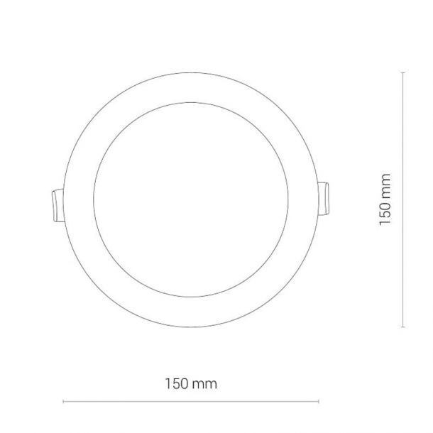 Точковий світильник CL KOS LED 10W 3000K Білий (109731800) фото