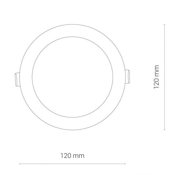 Точечный светильник CL KOS LED 8W 3000K Белый (109731798) фото