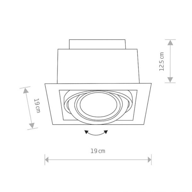 Точечный светильник Downlight I ES 111 Черный (109731932) с доставкой