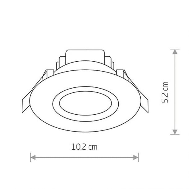 Точечный светильник Helios LED 5W 3000K Белый (109731793) с доставкой