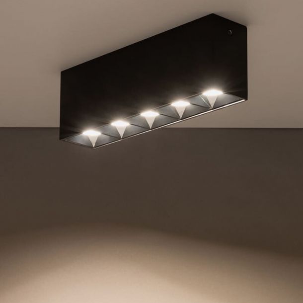 Точечный светильник MIDI LED 20W 3000K Черный (109731957) фото
