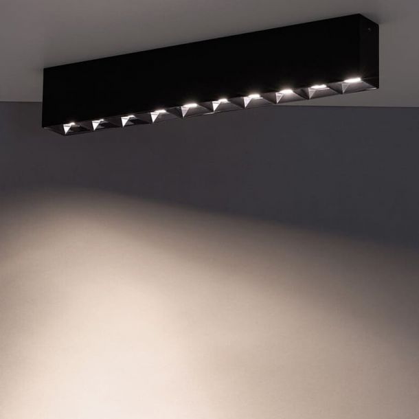 Точечный светильник MIDI LED 40W 3000K Черный (109731961) в интернет-магазине