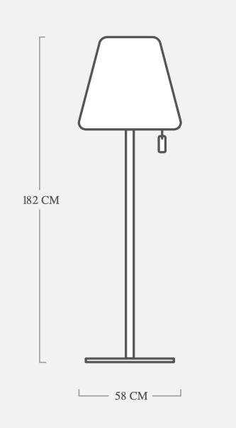 Торшер Edison the Giant Light Grey (1751482829) с доставкой