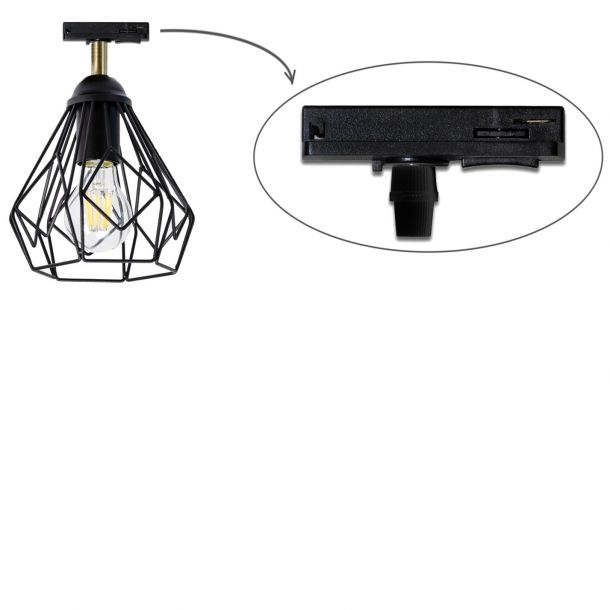 Трековый светильник Тrack Bevel TL165 Black (1111230565) в Киеве