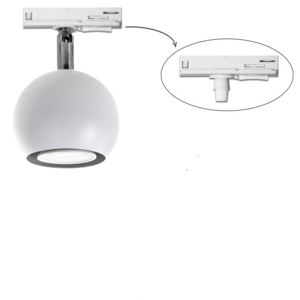 Трековый светильник Тrack Bowl GU10 TL90 White (1111230568) в Украине
