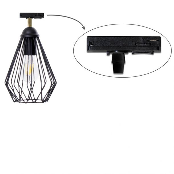 Трековий світильник Тrack Dribble TL160 Black (1111228523) в Киеве