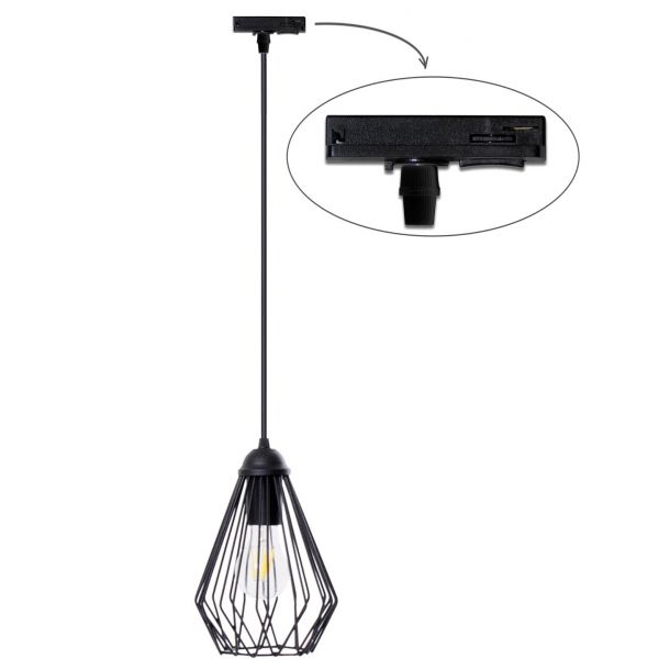 Трековый светильник Тrack Dribble TP160-1000 Black (1111206550) с доставкой