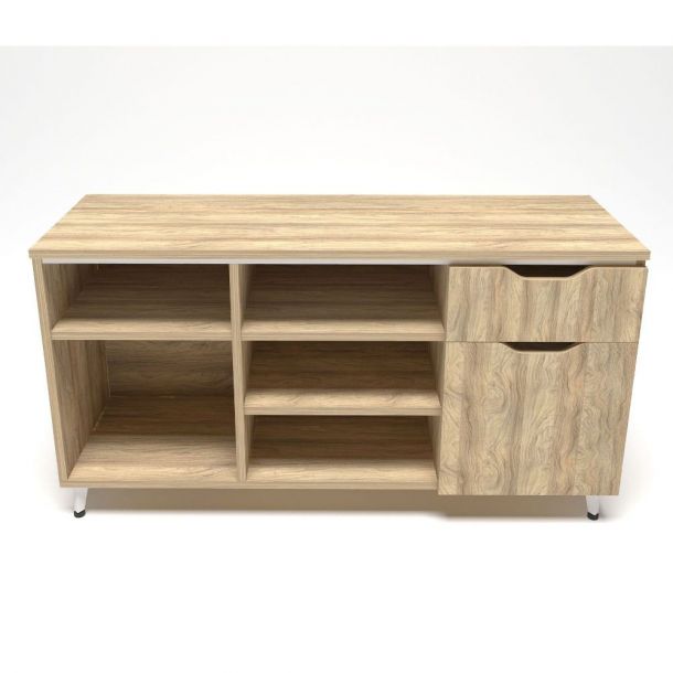 Тумба Delta DL-401R Білий беж, Блеквуд Ячмінний (08479105) в интернет-магазине