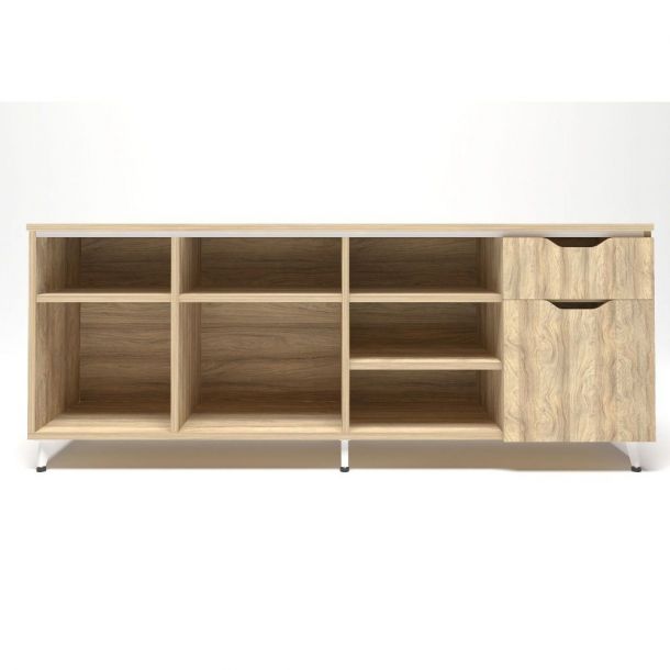 Тумба Delta DL-402R Белый беж, Блэквуд Ячменный (08479149) в Киеве
