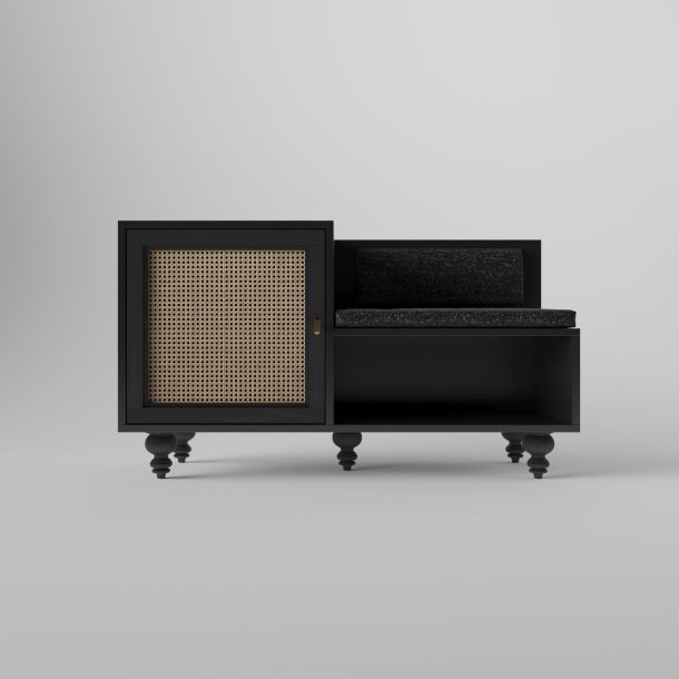 Тумба для взуття Teneta S103L Чорний (108724939) в Киеве