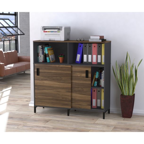 Тумба LS-120x120 Антрацит, Горіх Модена (59649430) в Украине