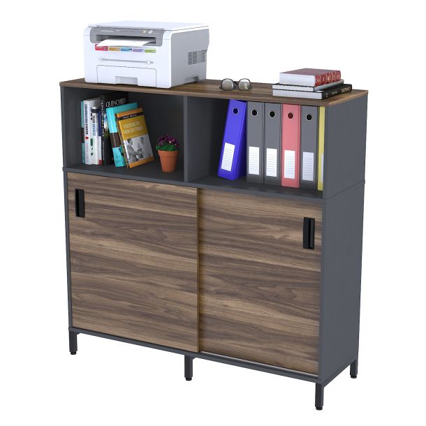 Тумба LS-120x120 Антрацит, Горіх Модена (59649430) с доставкой