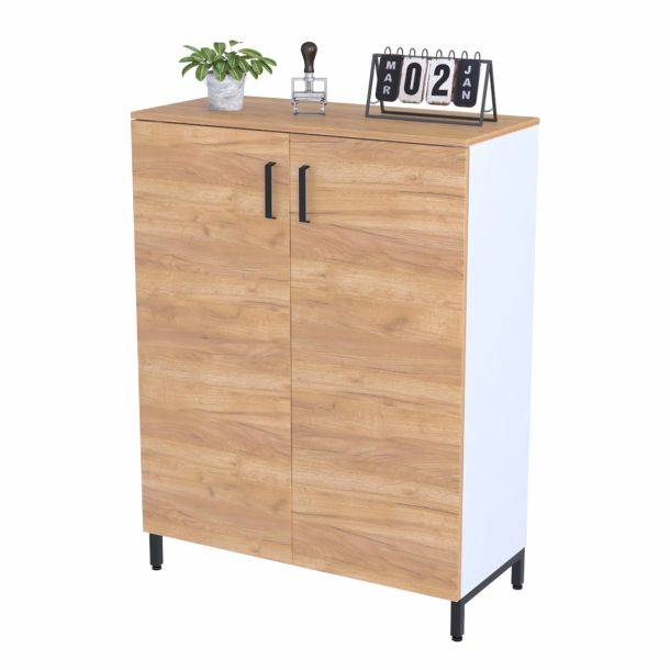 Тумба LT-90x120 Белый, Дуб Крафт золотой (591460300) дешево