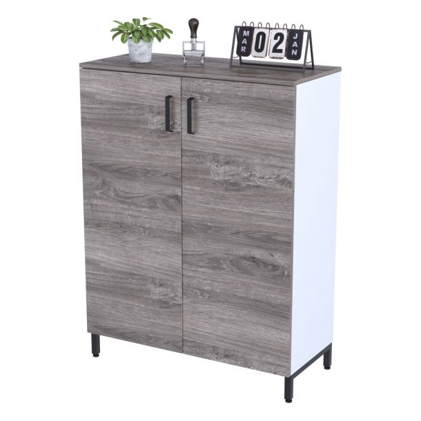Тумба LT-90x120 Белый, Дуб Палена (59732151) дешево