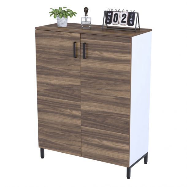 Тумба LT-90x120 Білий, Горіх Модена (59732152) дешево