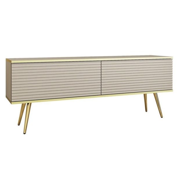 Тумба под телевизор Oro RTV135 MDF Бежевый, Золотой (1321469730) дешево