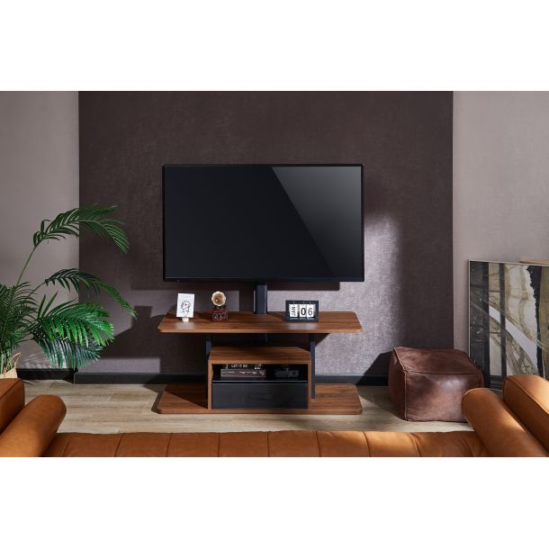 Тумба с креплением для телевизора OfficePro TVS600 37''-80'' Walnut wood (1311072291) фото