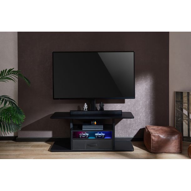 Тумба с креплением для телевизора с RGB OfficePro TVS635 37''-80'' Black (1311072292) в Украине