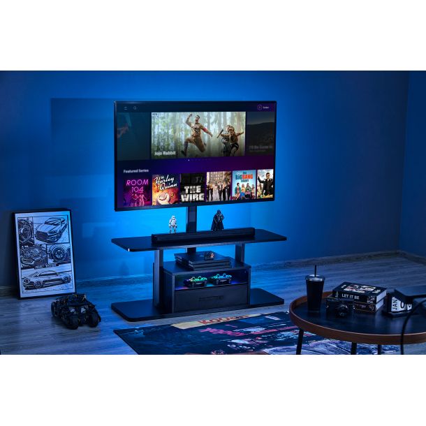 Тумба с креплением для телевизора с RGB OfficePro TVS635 37''-80'' Black (1311072292) недорого