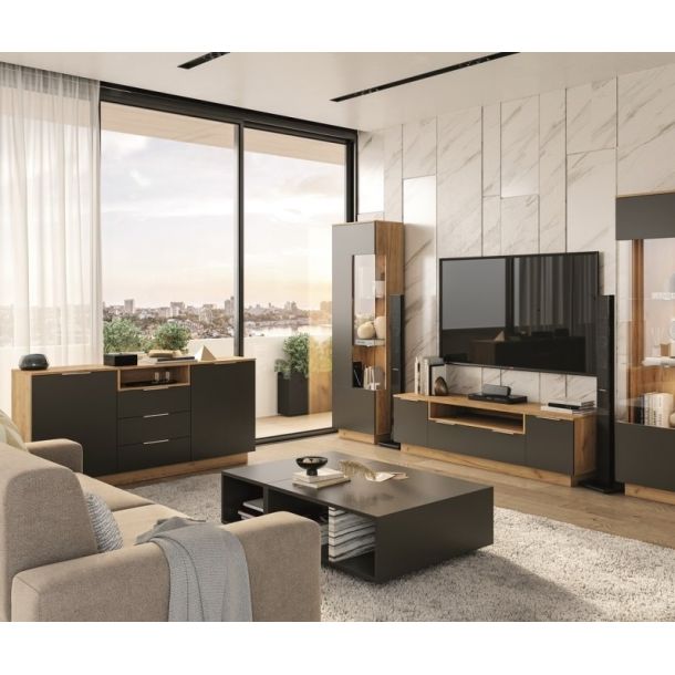 Тумба TV Luna 1,8 Дуб Крафт (94636390) с доставкой