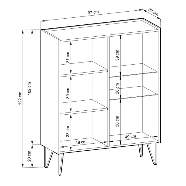 Витрина Harmony WT97 Черный (1321469816) kupistul