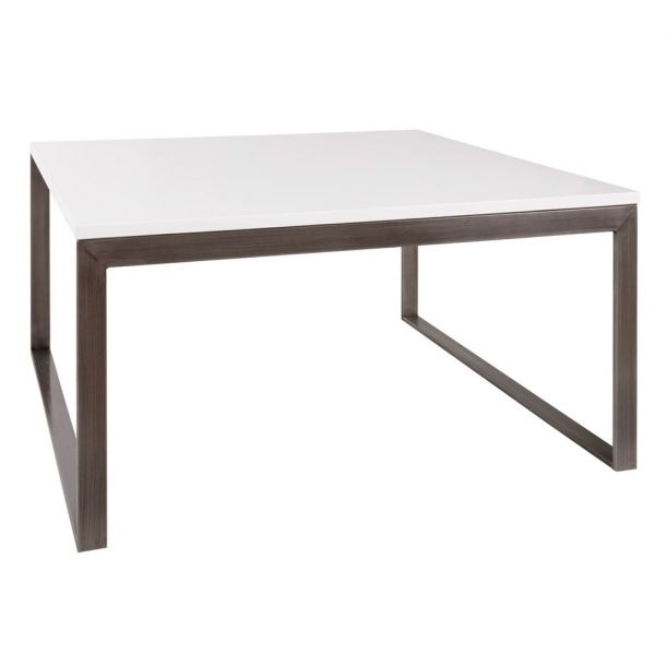 Журнальний стіл BRIGHTON 90x90 MDF Білий (52383012) недорого