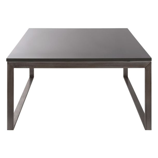 Журнальний стіл BRIGHTON 90x90 MDF Графіт (52383013) дешево