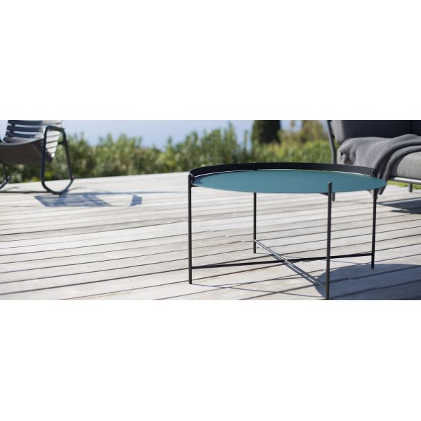 Журнальний стіл Edge Tray Table D46,5 Pine Green, Black (134936629) фото