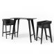 Барний стіл Air 2 bar M 120x60 Black, Black