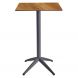 Барный стол Quatro High Fix 60х60 dark oak, anthracite
